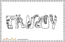 coloriage tanguy monstre