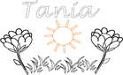 tania coloriage