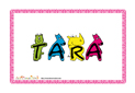 image tara en droles de lettres bestioles