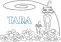 coloriage Tara