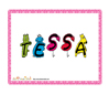 image tessa en droles de lettres bestioles