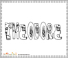 coloriage theodore monstre
