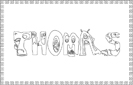 coloriage Thomas monstre