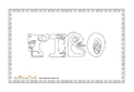 coloriage Tibo monstre