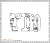 coloriage Tim monstre