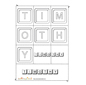 Jeu sur le prenom timothy