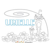 coloriage Urielle