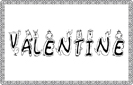 valentine lettres bestiole