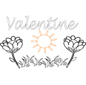 valentine coloriage