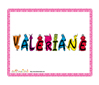 image valeriane en droles de lettres bestioles