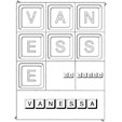 Jeu sur le prenom Vanessa