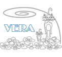 coloriage Vera