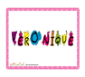 image veronique en droles de lettres bestioles