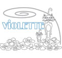 coloriage Violette