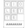 Jeu sur le prenom Violette