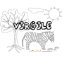coloriage Virgile savane