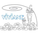 coloriage Viviane