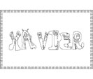 coloriage xavier monstre