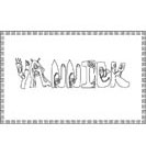 coloriage Yannick monstre