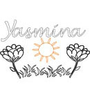 yasmina coloriage