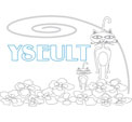 coloriage Yseult