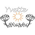 yvette coloriage