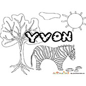 image Yvon à colorier