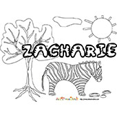 coloraiage Zacharie
