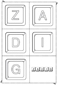 zadig en lettres