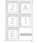 Jeu sur le prenom Zazie